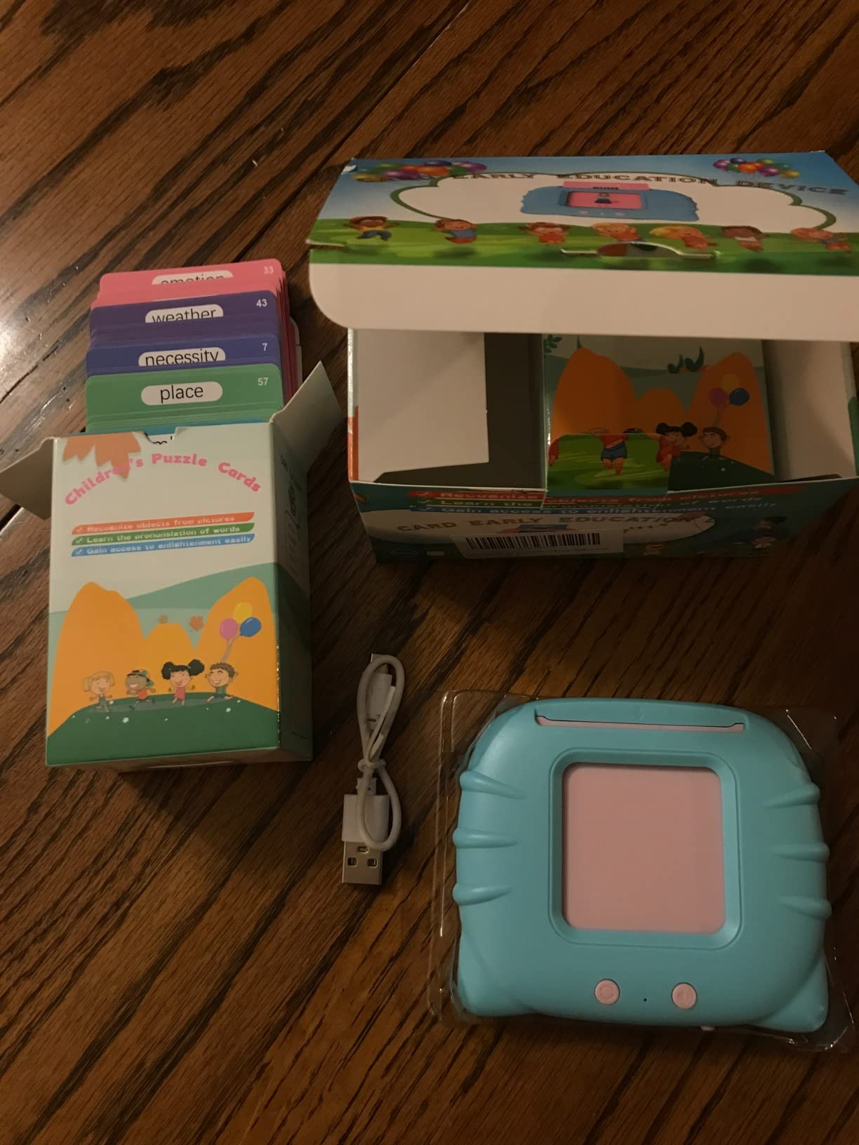 Lapare Spanish and English Bilingual Audible Flash Cards Toy with Music, Learn Spanish and English for Kids, Niñas, Niños, Bebes customer photo 2