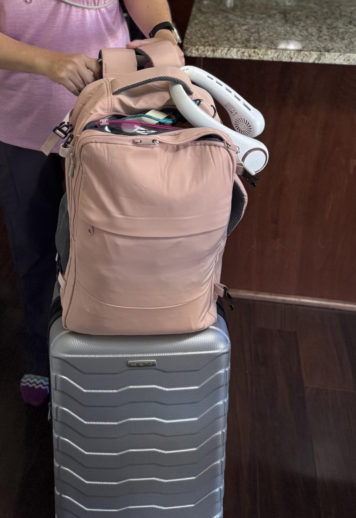 Taygeer Travel Backpack for Women, Carry On Backpack with Shoe Pouch customer photo 1