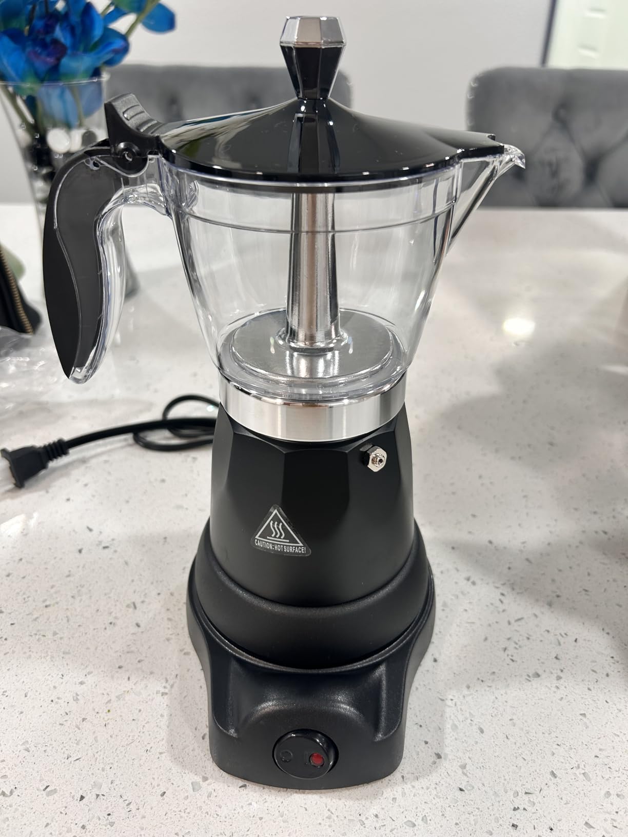 LAOION Cuban Coffee Maker, 6 or 3cup Electric Espresso Coffee Maker customer photo 1