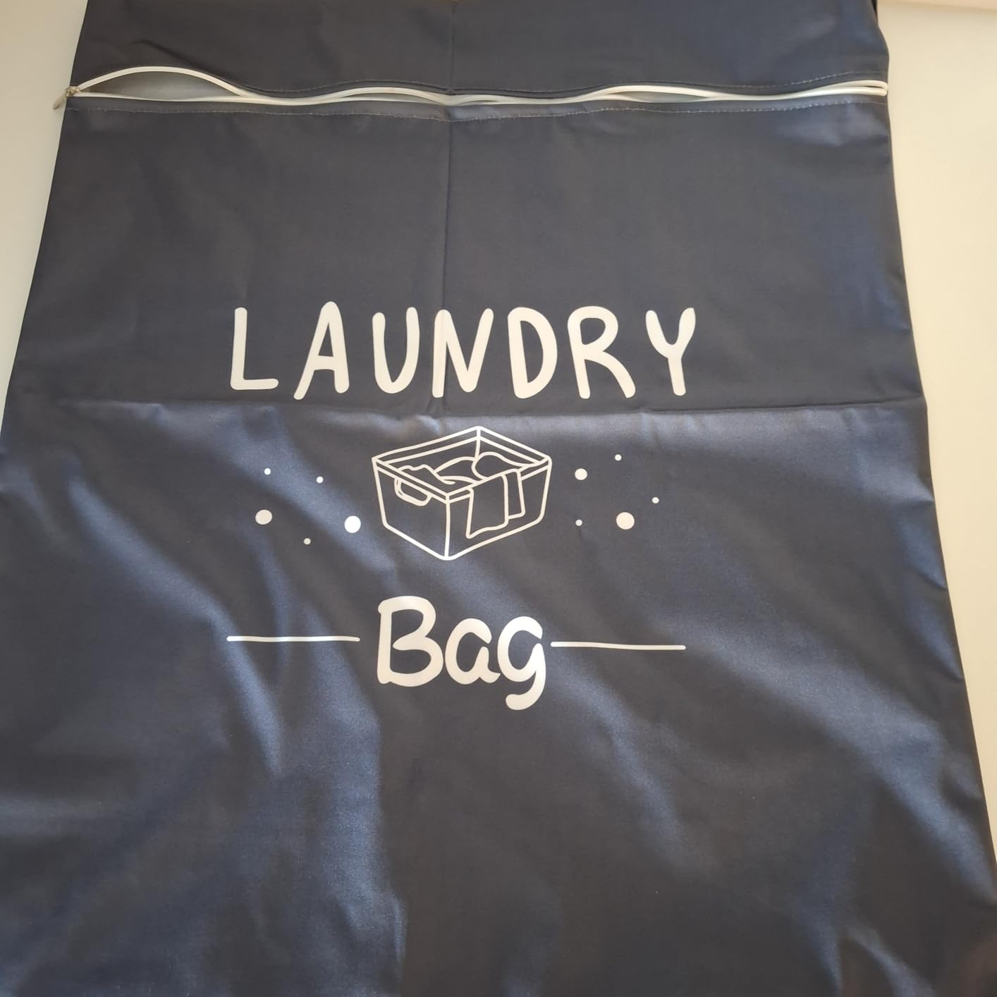 2 Pcs Large Travel Laundry Bags - Waterproof Wet/Dry, Washable, Drawstring, Bathing Suit, Workout, Gym Clothes, Swimming, Yoga - Green, Grey customer photo 1