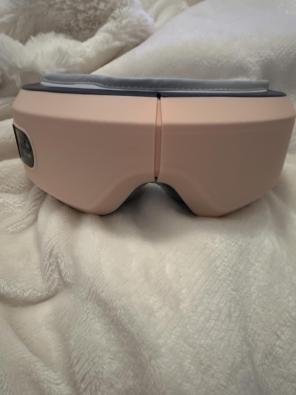 Eye Massager with Airbag Kneading,Constant Temperature Hot Compress, Multi-Frequency Vibration and Bluetooth Music (Blush Pink, Large) customer photo 2