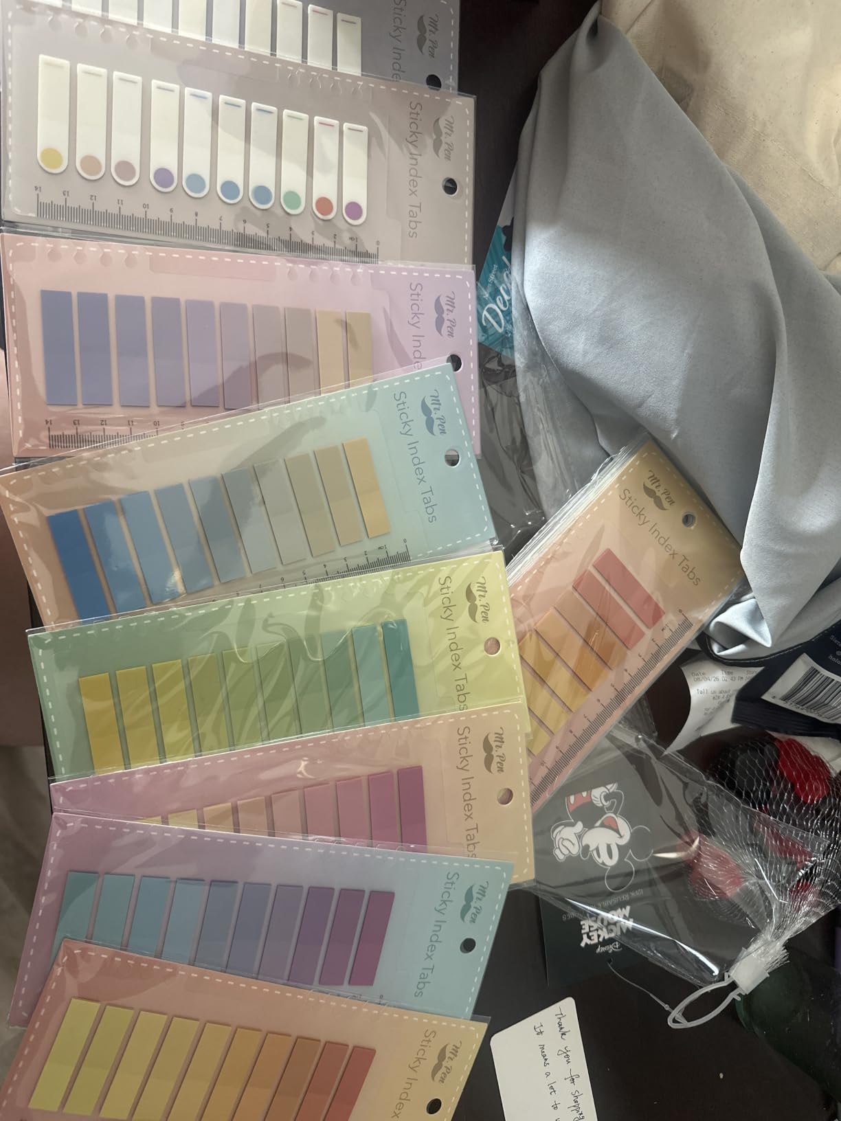 Mr. Pen- Colorful Sticky Tabs, 8 Sets, 1600 pcs, Morandi and Vintage customer photo 1