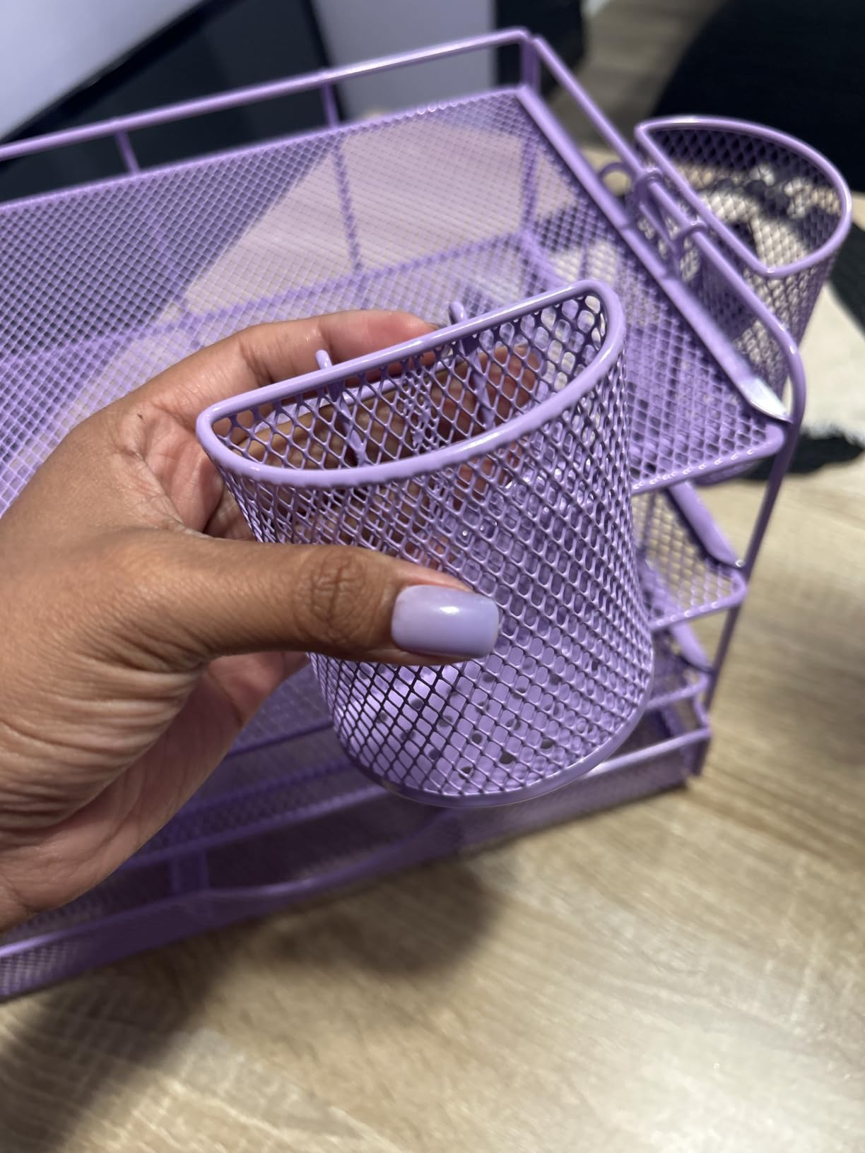 gianotter Metal Mesh Desk Organizers and Accessories with File Holder customer photo 2