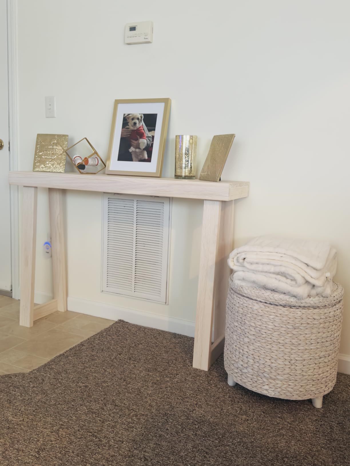 Plank+Beam Classic Console Table, 36 Inch, Black customer photo 1