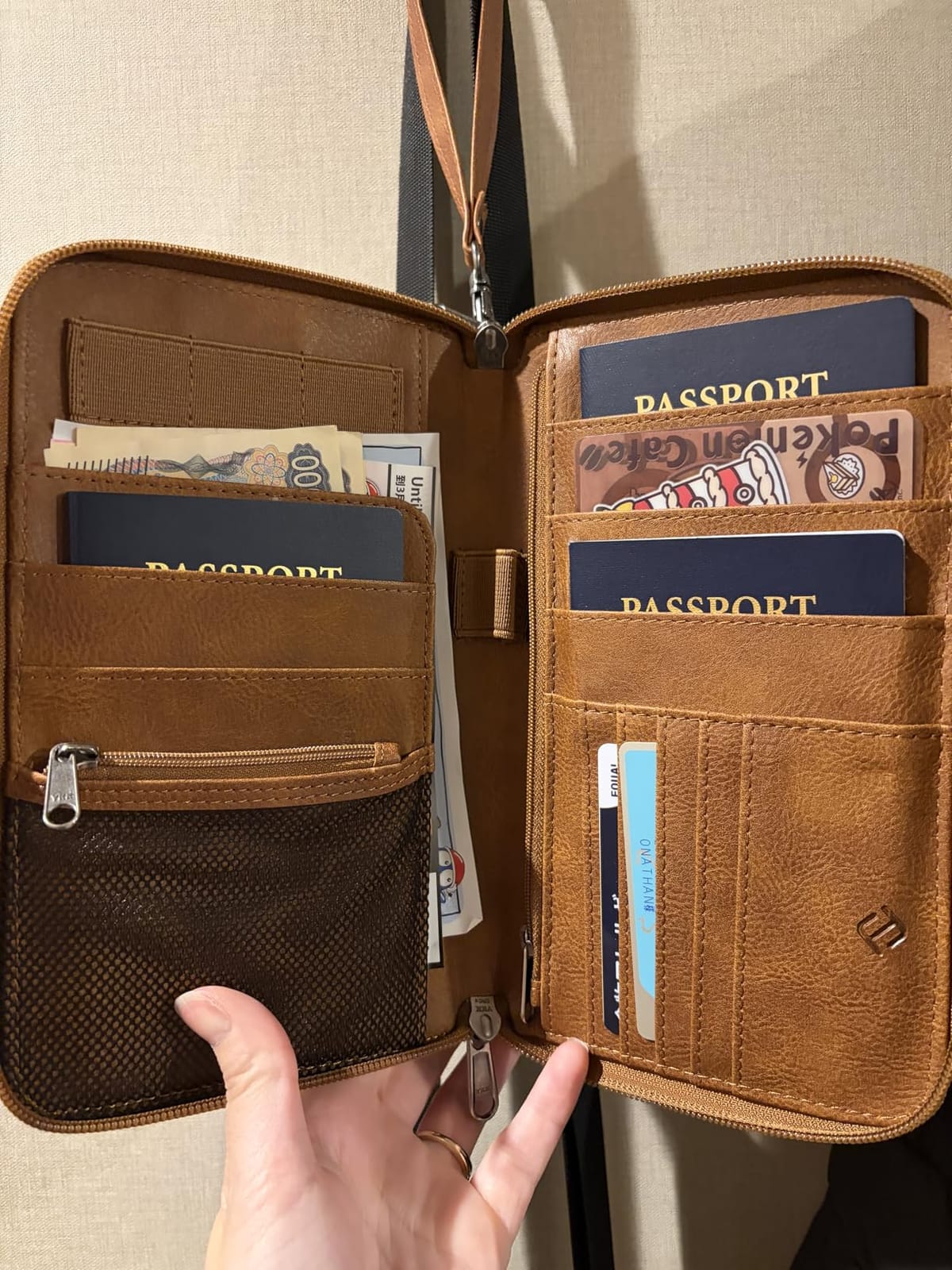 FINTIE Family Passport Holder Wallet Travel Document Organizer Clutch Bag customer photo 1