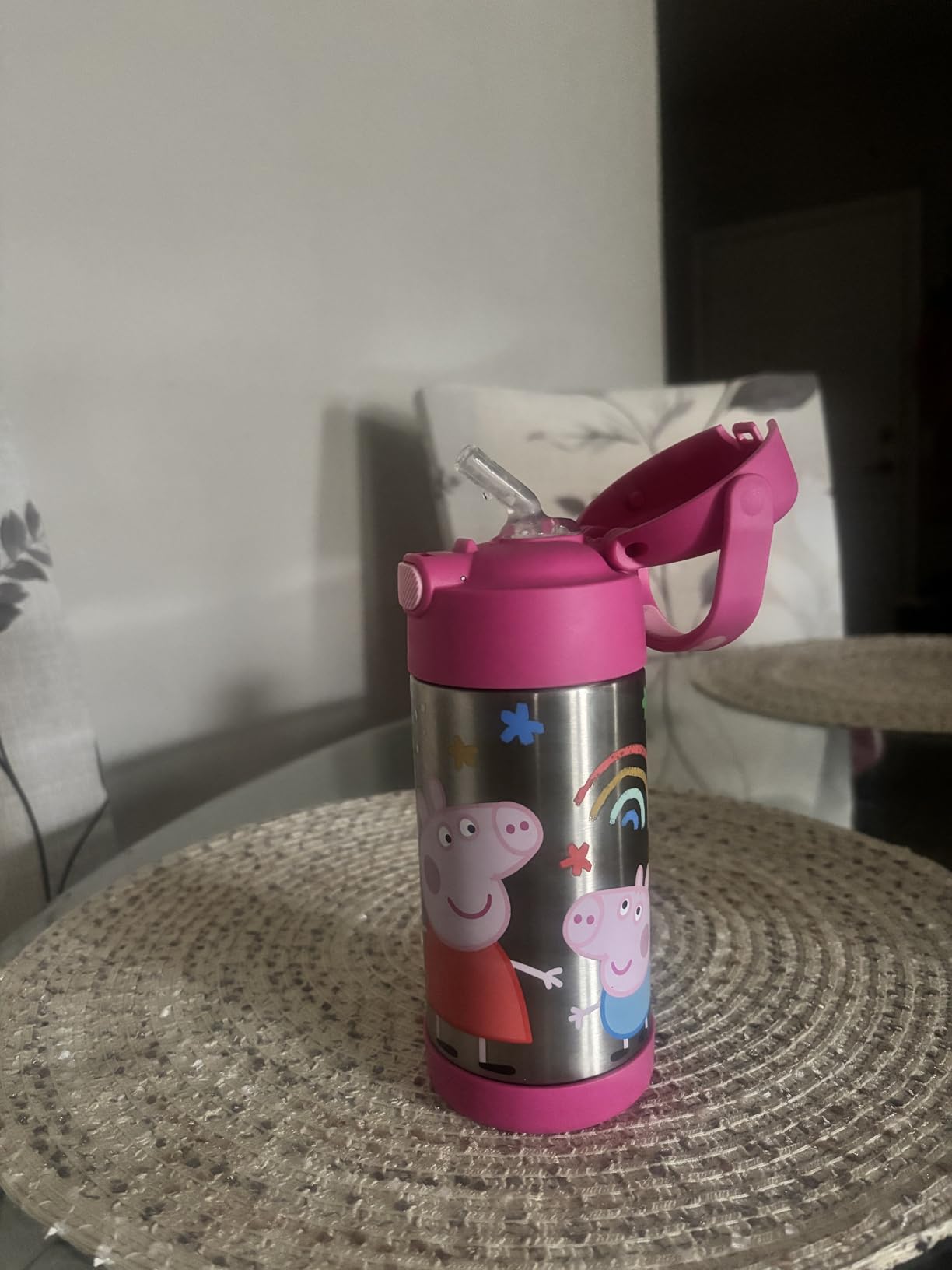 THERMOS FUNTAINER Water Bottle with Straw, 12oz, Bluey customer photo 1