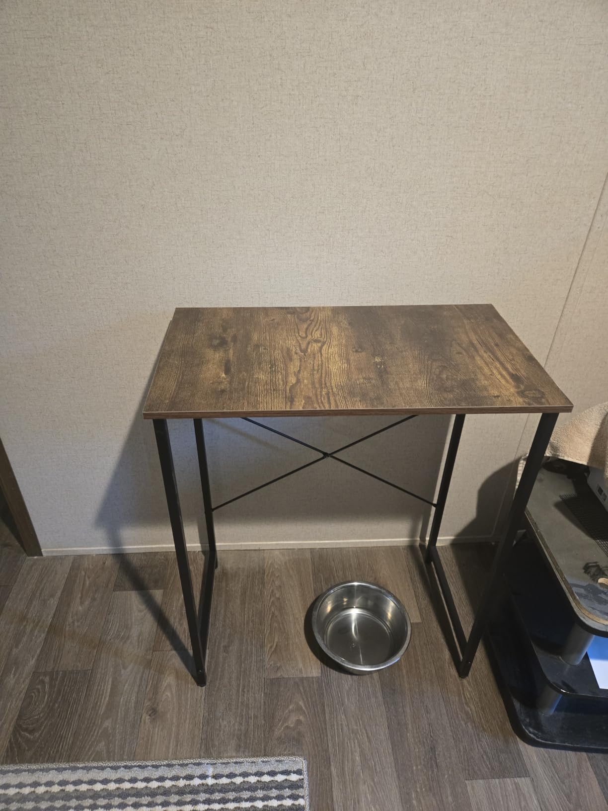 Pamray 32 Inch Computer Desk for Small Spaces with Storage Bag, Home Office Work Desk with Headphone Hook, Small Office Desk Study Writing Table customer photo 1