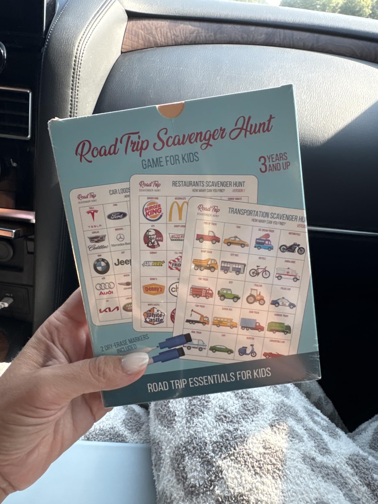 WELL BALANCED Car Bingo - Road Trip Essentials: Car Activities and Games for Kids Ages 4-8 customer photo 2