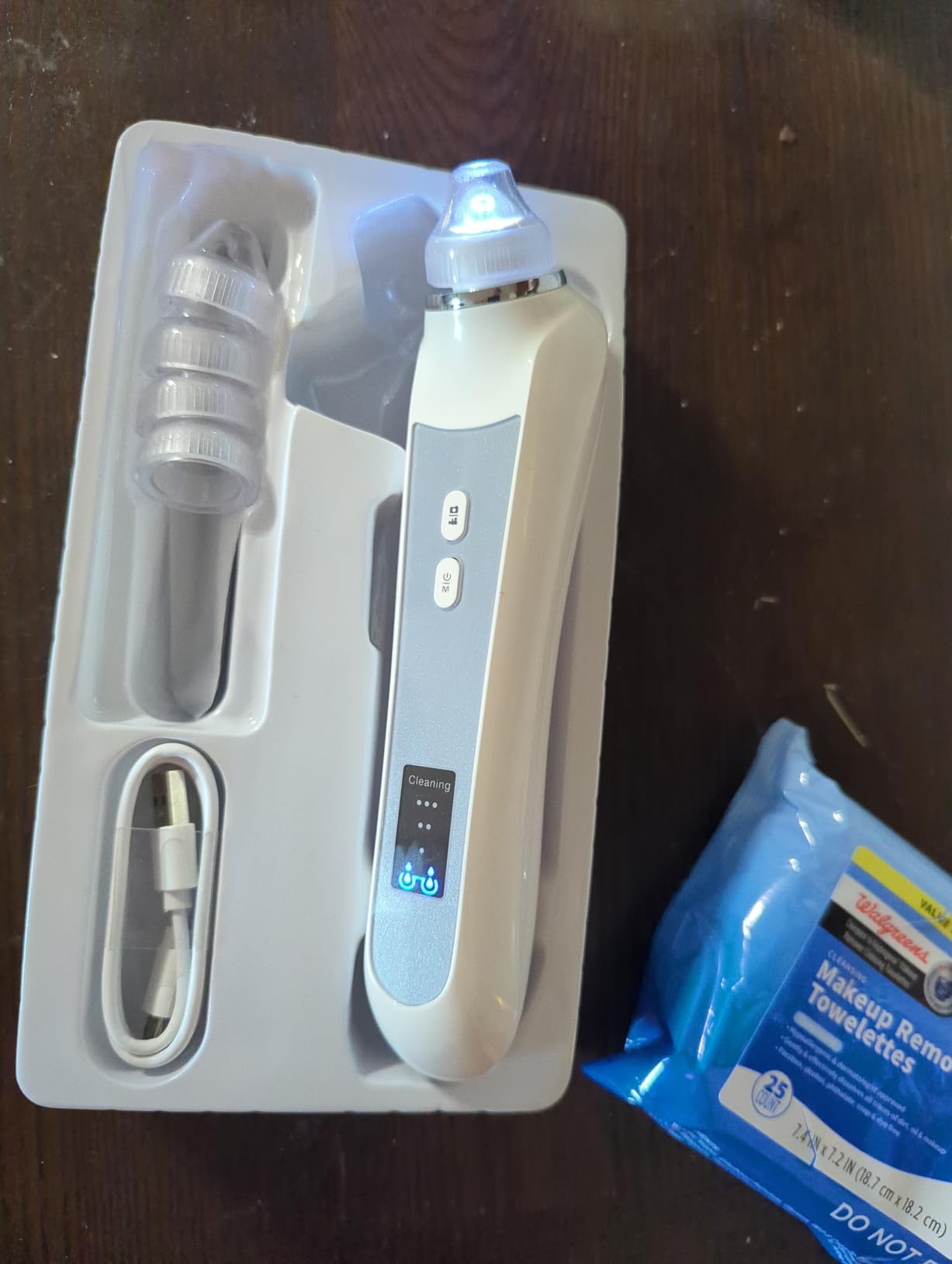 HD Camera USB Blackhead Remover Vacuum, 3 Modes 6 Suction Heads customer photo 2