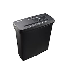 Amazon Basics 8-Sheet Strip Cut Paper Shredder for Home and Office, CD/Credit Card Shredder, 3.4 Gallon Bin, Black customer photo 2