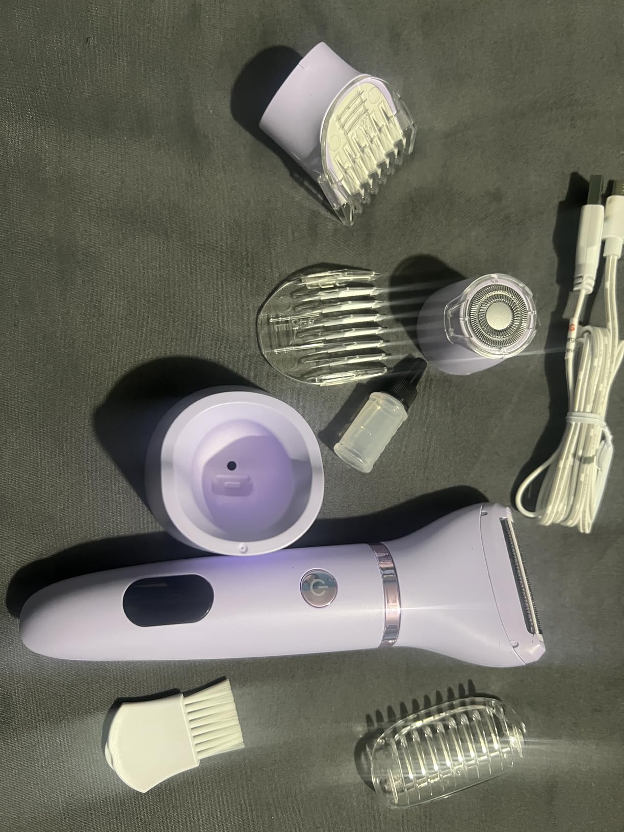 Scttomon Electric Groin Hair Trim Ball Trimmer for Men Body Shaver Below-The-Waist Groomer Nose Hair Trimmer Waterproof Cordless 3 in 1 customer photo 1