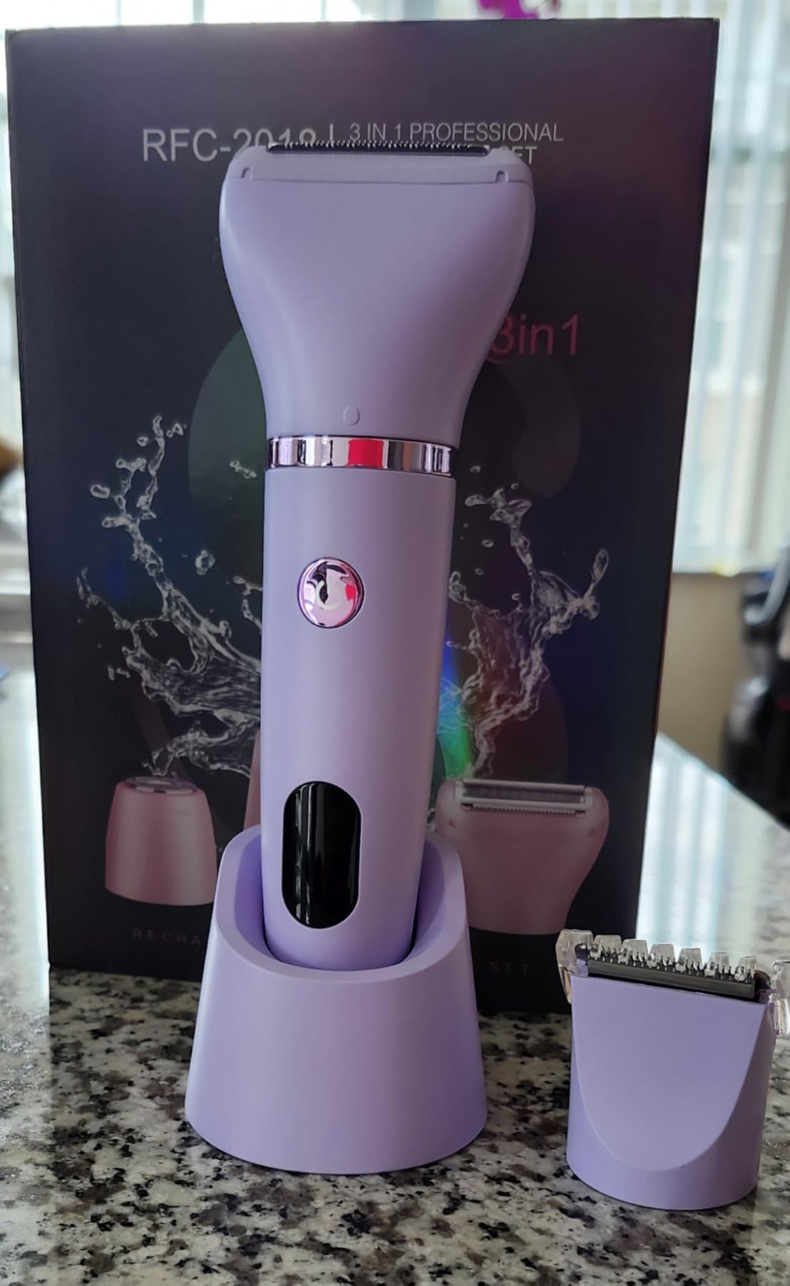 Scttomon Electric Groin Hair Trim Ball Trimmer for Men Body Shaver Below-The-Waist Groomer Nose Hair Trimmer Waterproof Cordless 3 in 1 customer photo 2