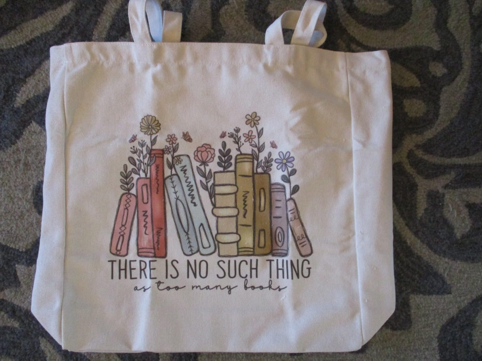 LEADO Cute Canvas Tote Bag, Book Lovers Gifts - Christmas, Gifts for Women customer photo 1