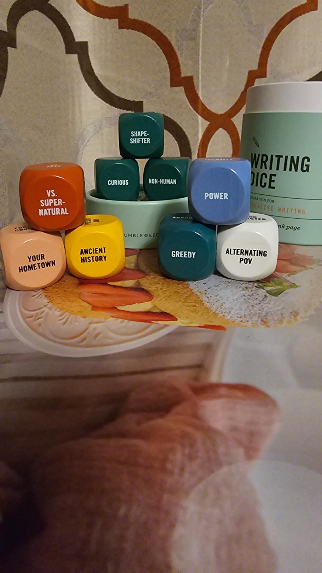 Two Tumbleweeds Writing Dice - Story Prompts to Beat Writer's Block customer photo 1