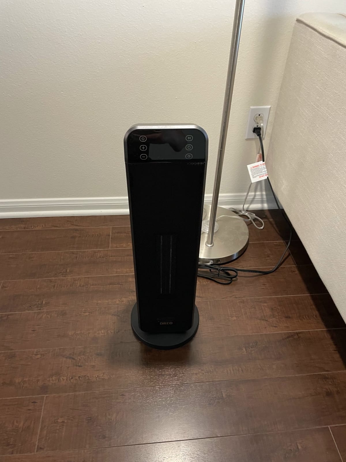 DREO 25 Inch Electric Space Heater for Indoor Use, Large Room, Thermostat customer photo 2