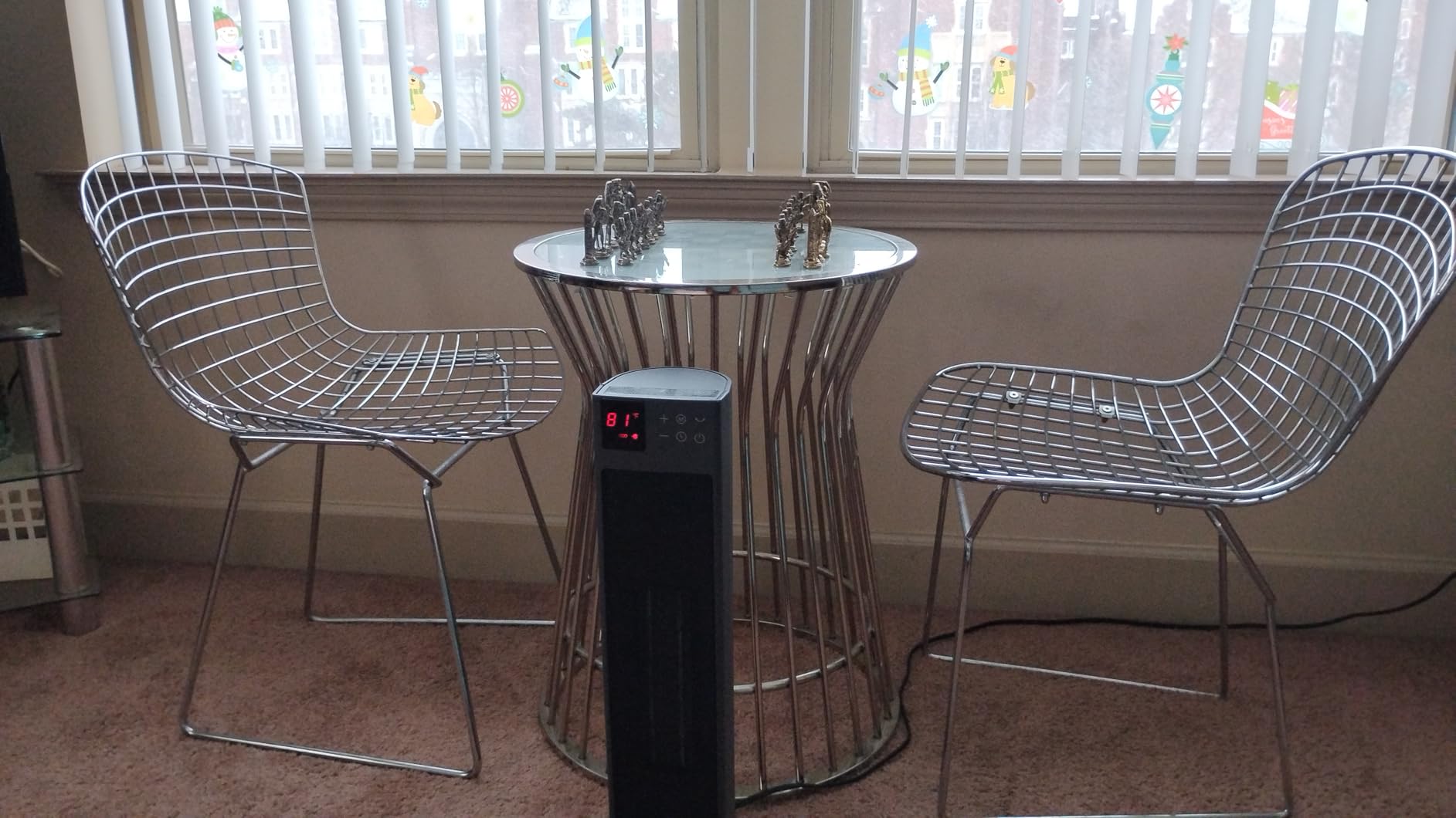 PELONIS Oscillating Ceramic Tower Indoor Space Heater for Home with Oscillation, Programmable Thermostat & ECO Mode, 12H Timer & Remote Control, Safety Protection, 23 Inches, 1500W, PHF15RSAPH23 customer photo 1
