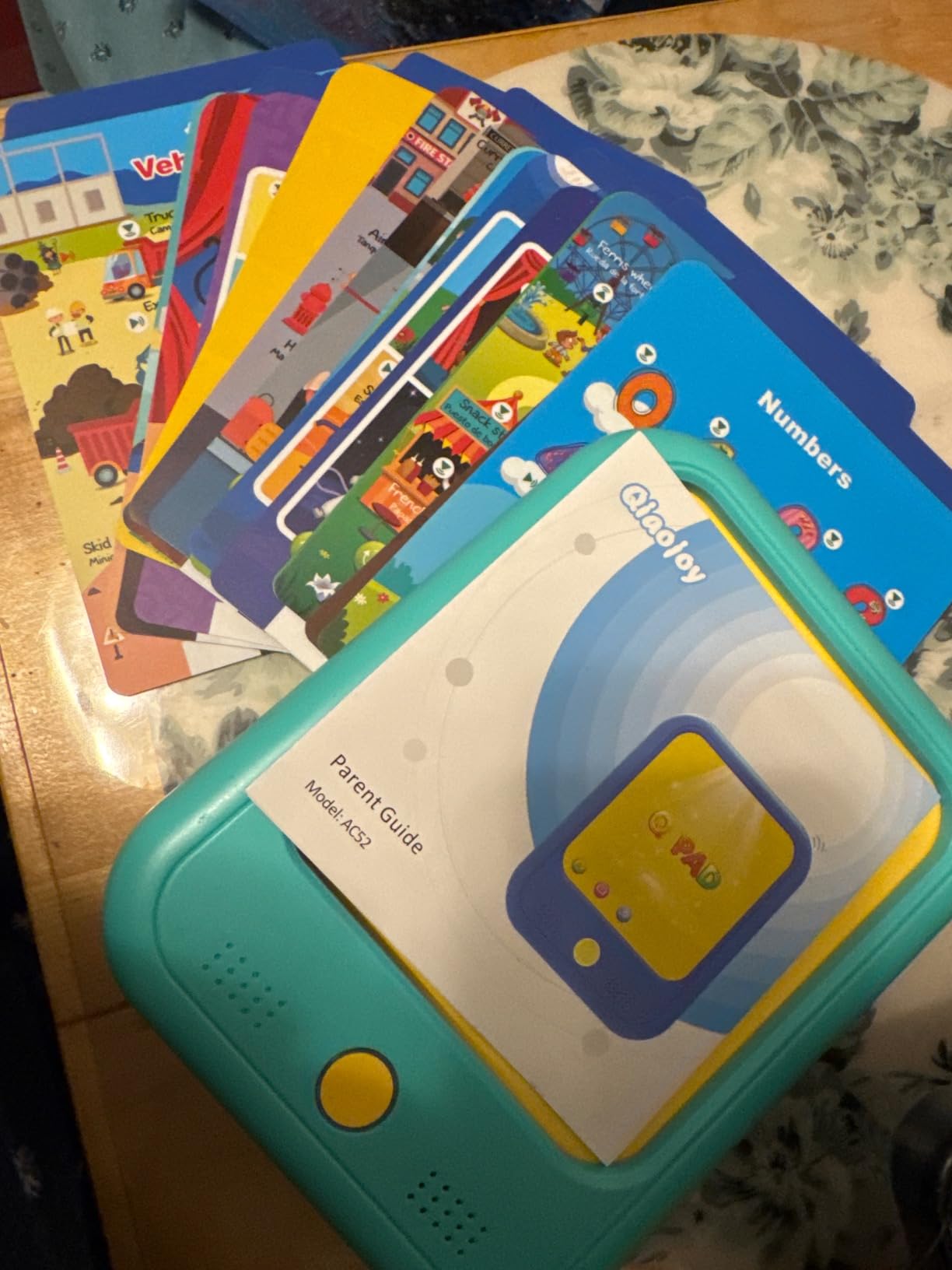 Qiaojoy Kids Learning Tablet Educational Learning Pad for Toddlers 2-5 customer photo 1
