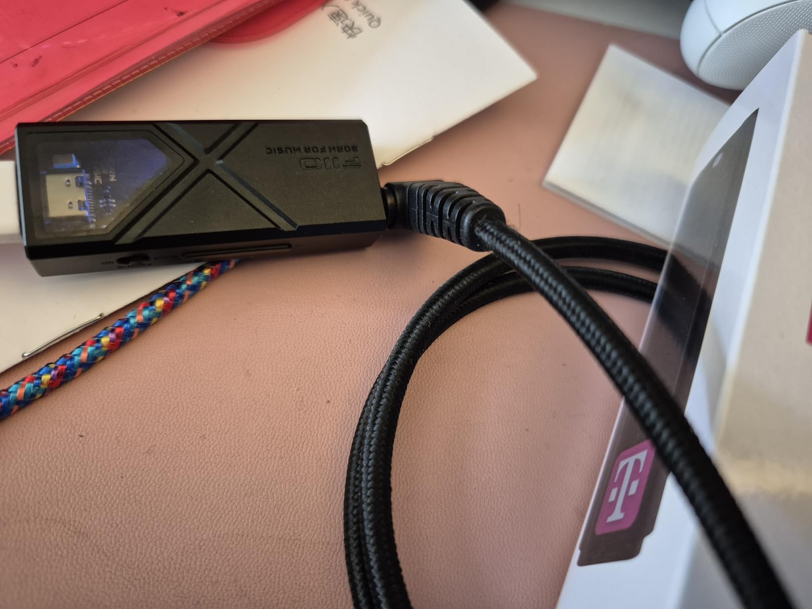 FiiO/JadeAudio KA13 Portable DAC Dongle, USB-C Adapter, 3.5mm and 4.4mm Outputs Compatible with Android/iOS System/PC/Music Players, PCM 384kHz/32bit | DSD256 550mW high Power (Black) customer photo 2