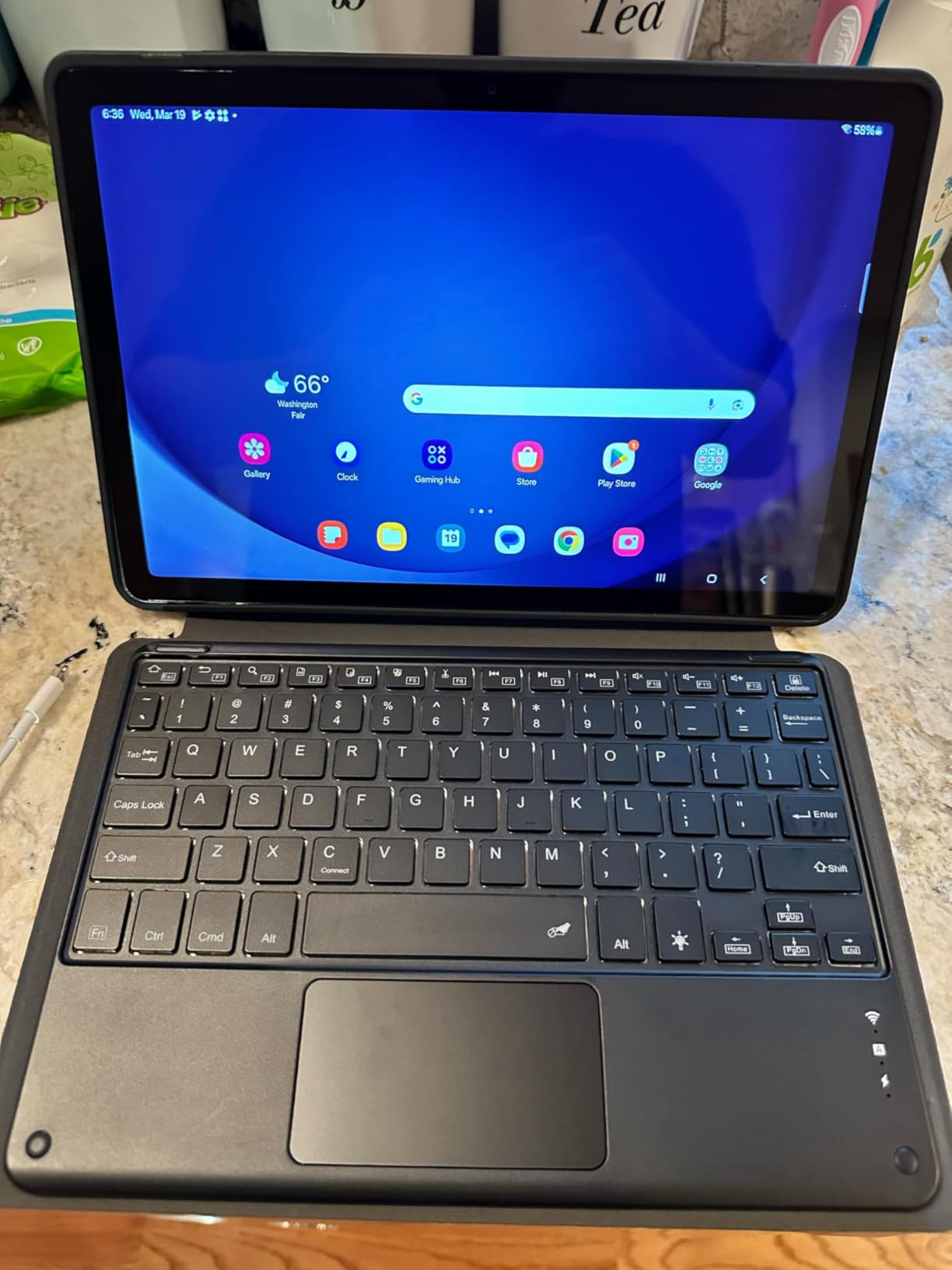 Samsung Galaxy Tab A9+ Plus 11” 64GB Android Tablet, Big Screen, Quad Speakers, Upgraded Chipset, Multi Window Display, Slim, Light, Durable, Kids Friendly Design, US Version, 2024, Silver customer photo 1
