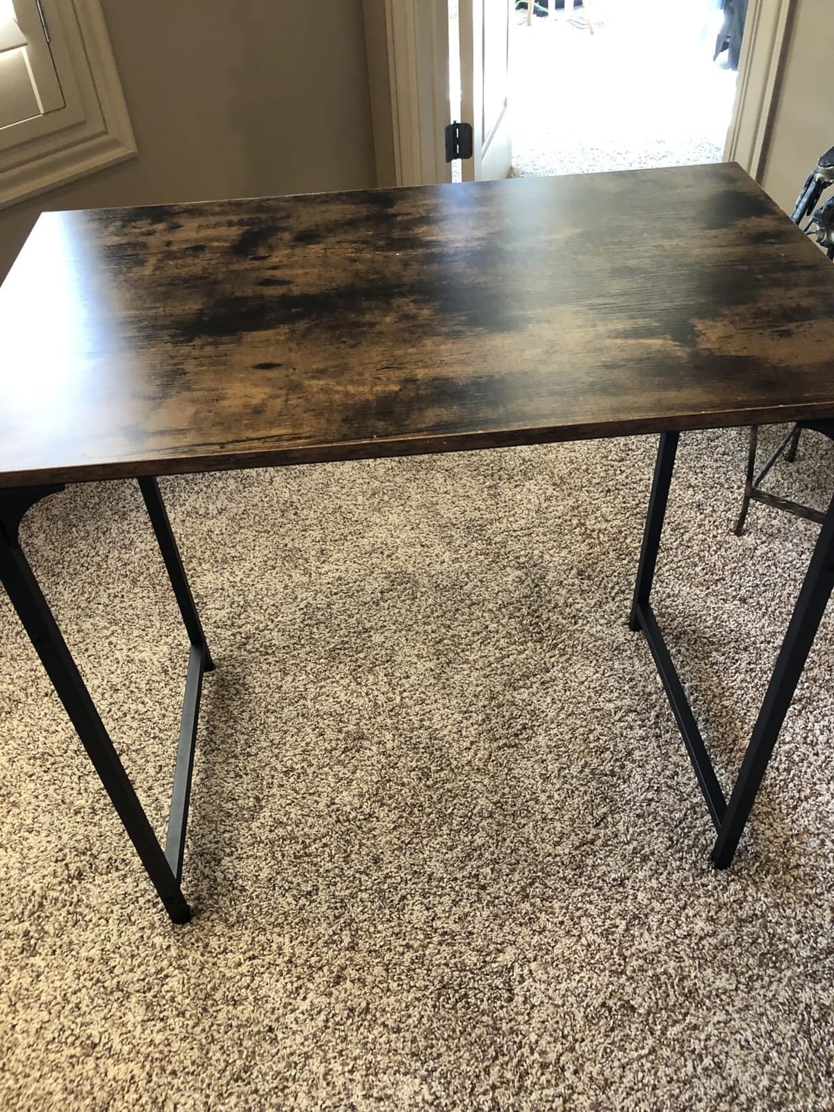 PayLessHere | 32 Inch Computer Desk | Brown | Sturdy Office Desk customer photo 1
