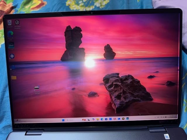 PYS 14 Inch 16:10 Magnetic Laptop Privacy Screen, Anti-Glare Blue Light Filter, Removable Privacy Shield for Lenovo, HP, Dell customer photo 2