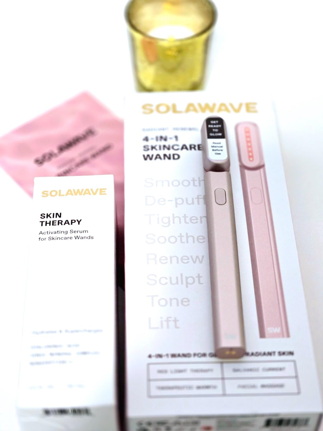 Solawave 4-in-1 Red Light Therapy Wand for Face & Neck + Activating Serum customer photo 1