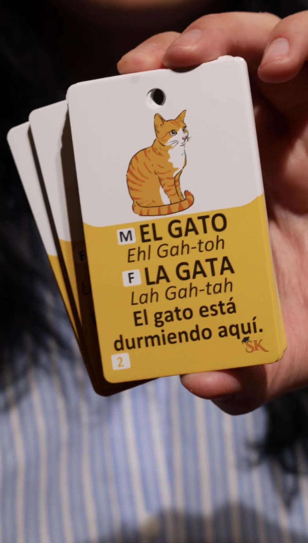 300 Bilingual English Spanish Flash Cards for Adults & Kids Ages 12+ customer photo 1