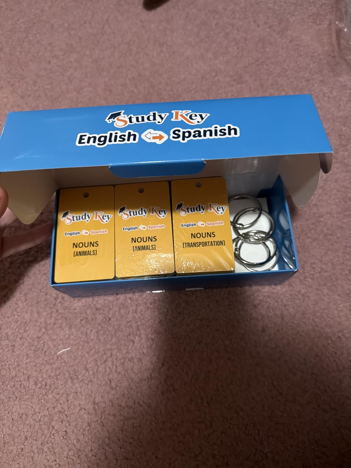 300 Bilingual English Spanish Flash Cards for Adults & Kids Ages 12+ customer photo 2