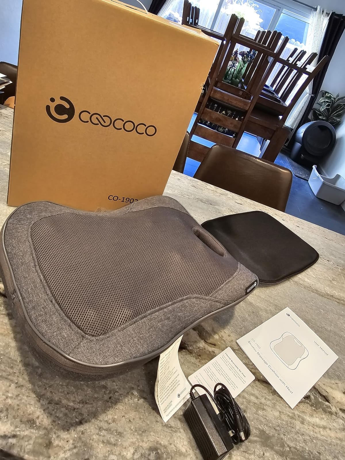 CooCoCo HSA Store Eligible Shiatsu Back Massager with Heat, for Office Home customer photo 2
