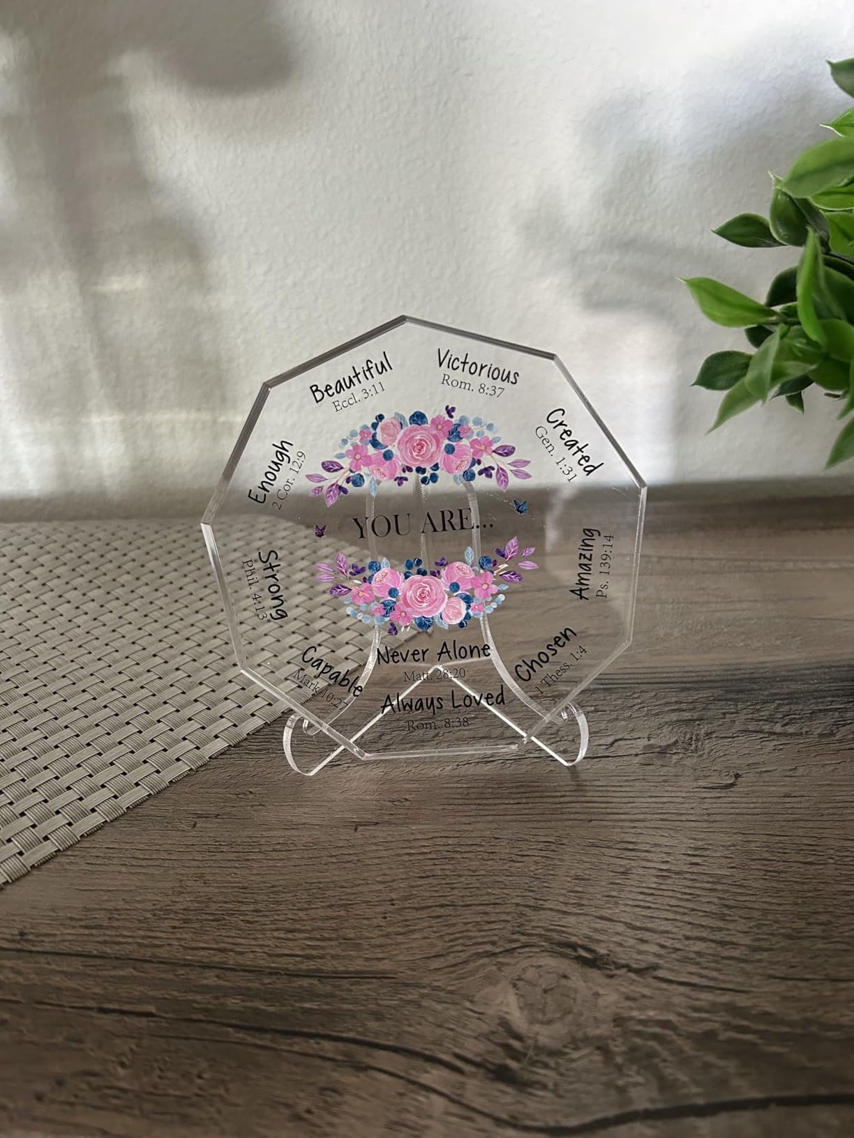 5 Pack Acrylic Display Stand, Plate Stand for Display, Easel Stand customer photo 2
