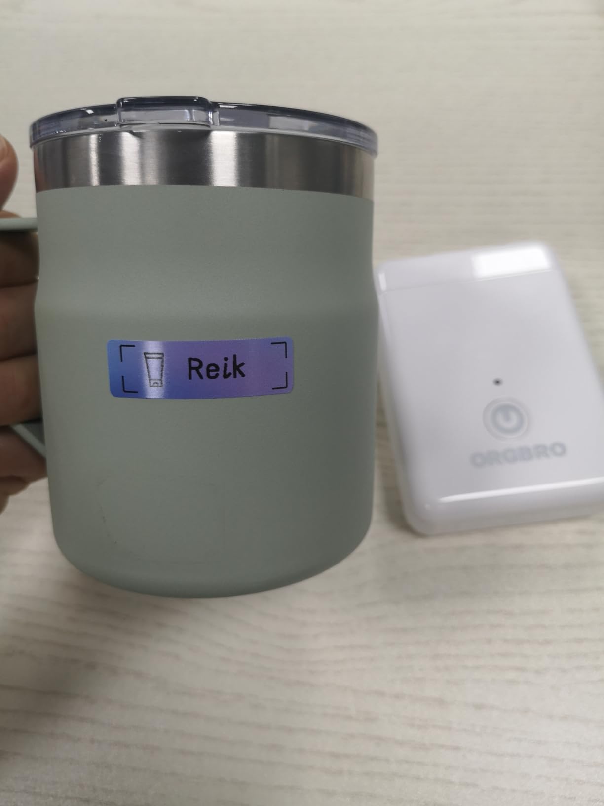 ORGBRO Label Maker Machine with Tape, X1 Bluetooth Mini Label Printer customer photo 1