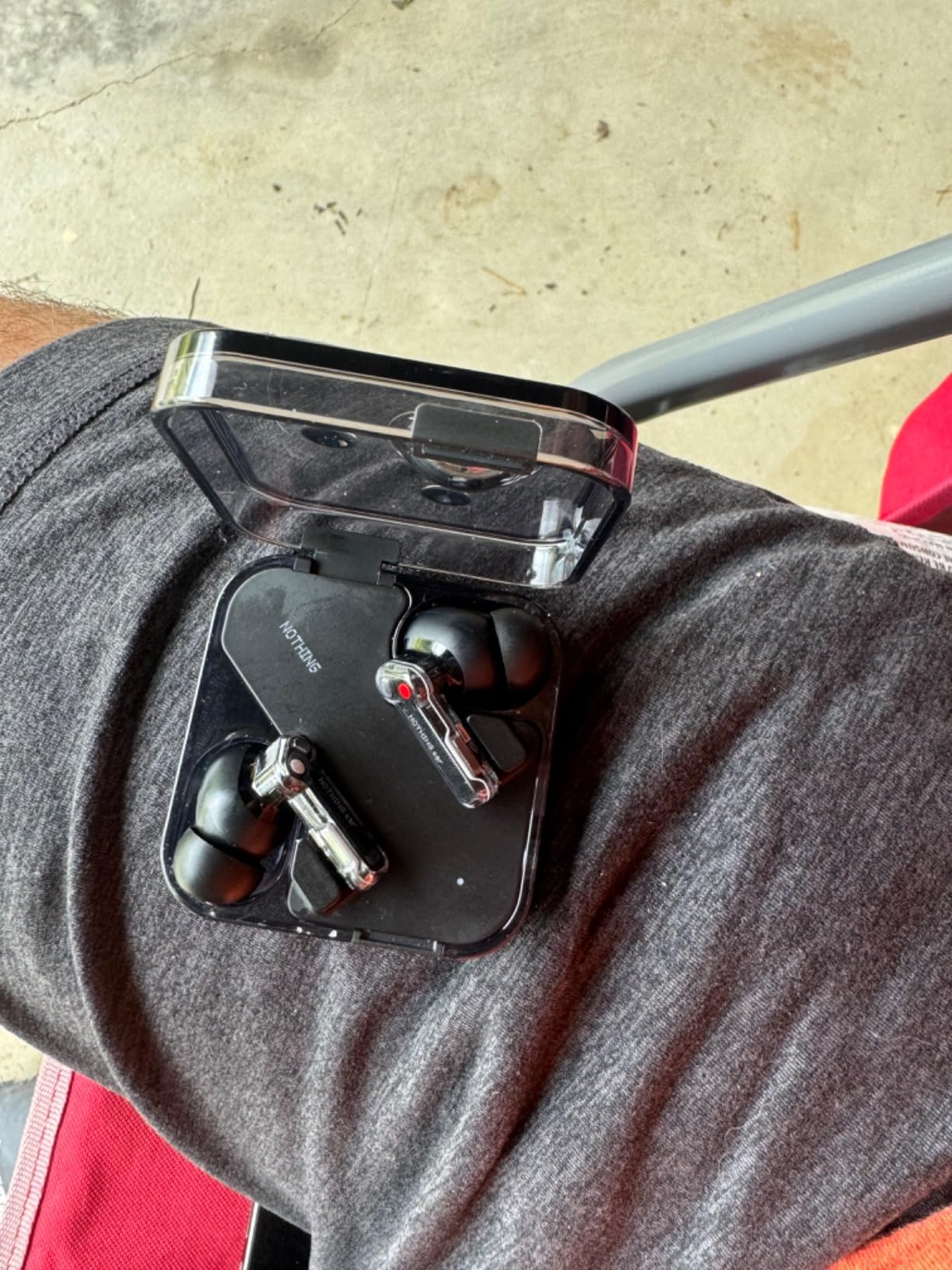 Nothing Ear Wireless Earbuds Bluetooth, 45dB Hybrid Smart ANC Earbuds, 11mm Deep Bass Boost, Hi-Res Audio with LDAC & LHDC 5.0, 6 Mics Call, 40.5H Playtime with Fast Charging Case, ChatGPT Supported customer photo 1