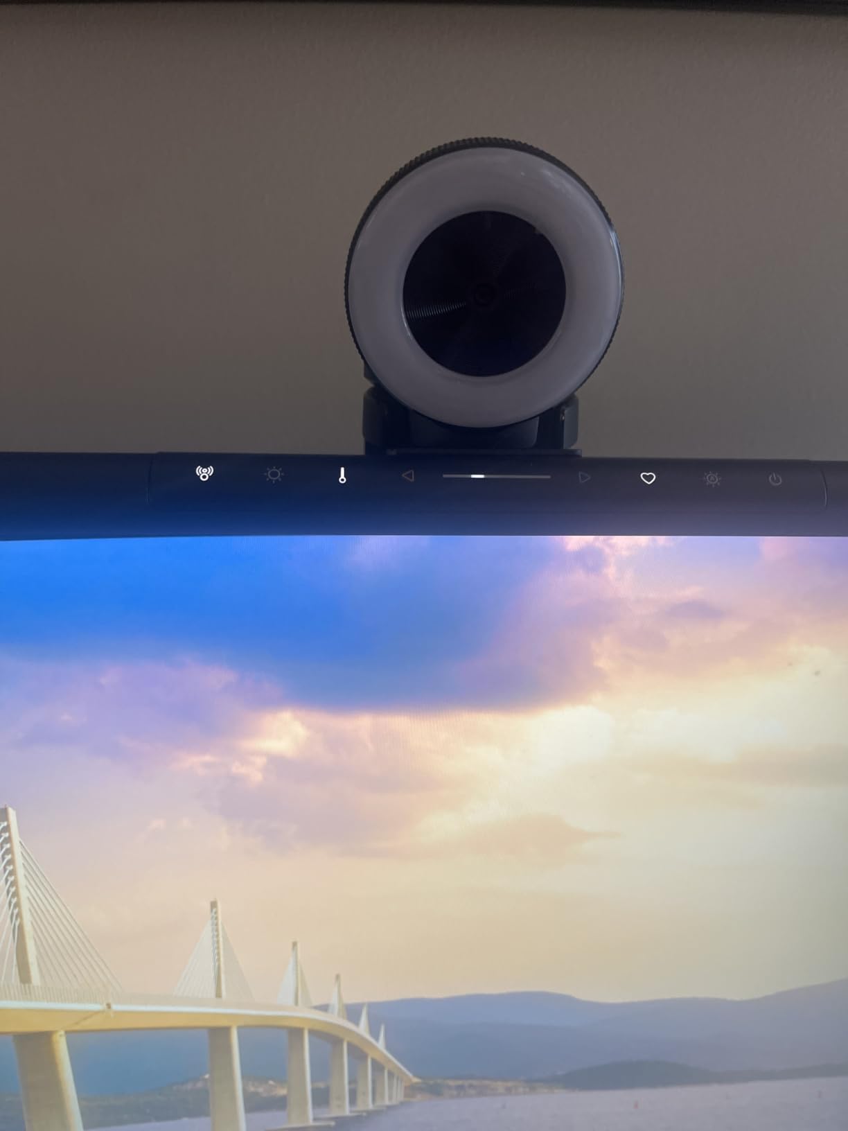 BenQ ScreenBar Pro LED Monitor Light Bar (Black) - Ultrawide Lighting, Motion Sensor, Adjustable Brightness/Color Temperature, Eye-Care USB-C Monitor lamp, No Glare, Curved Monitors, Monitor accessory customer photo 1