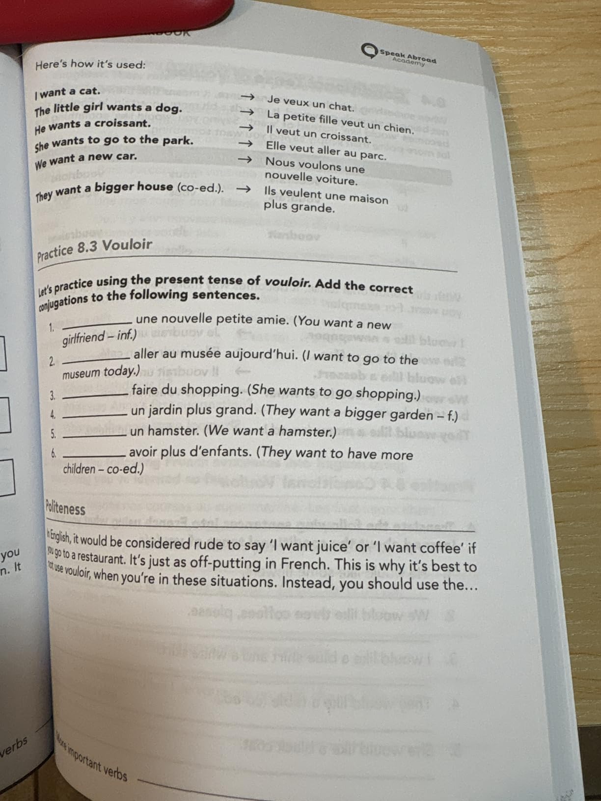 Learn French: Grammar Workbook + Textbook for Adult Beginners: Master French with 15-Minute Lessons, Practical Exercises, and Essential Grammar Rules to Live By (Easy French) customer photo 1