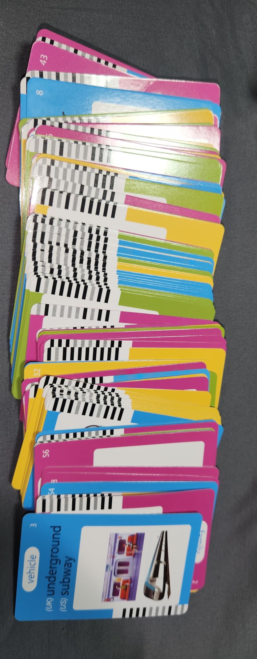 Airbition Talking Flash Cards for Toddlers Ages 1‑4, 510 Words English Blue customer photo 1