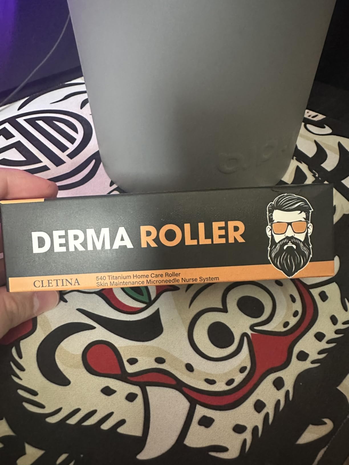 540 Titanium Derma Roller - Microneedle Micro Needle Roller for Men and Women Home Use - Microneedling Roller Microneedle Skin Care Tool A8 customer photo 1