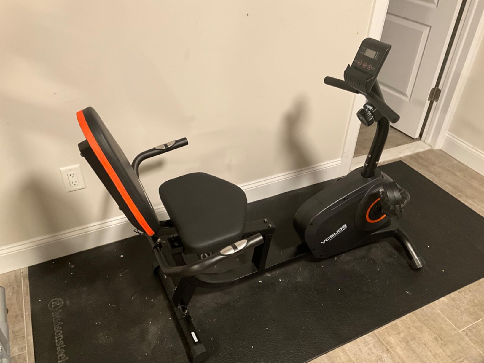 YOSUDA Recumbent Exercise Bike for Home,Magnetic Staionary Bike for Seniors customer photo 2