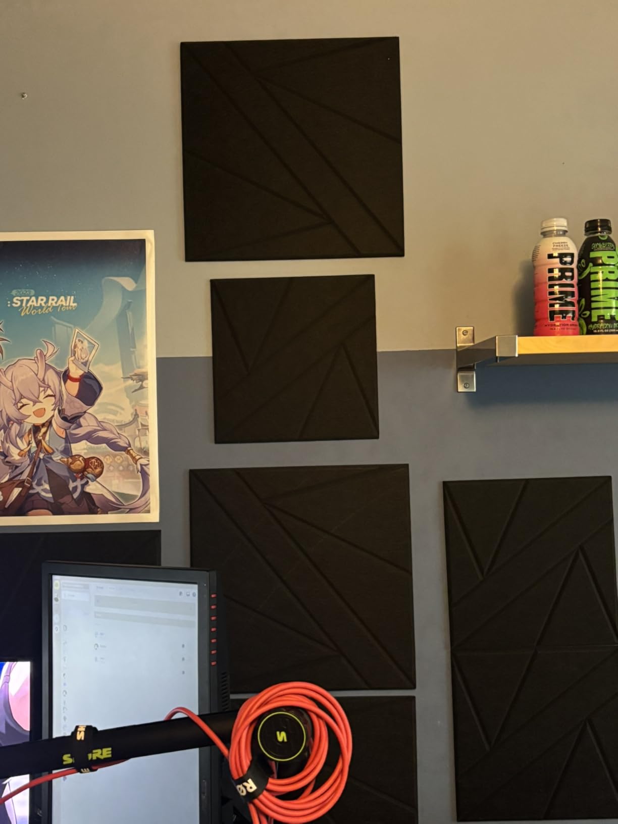 12in Acoustic Panels for Walls, High Density Soundproof Wall Panels customer photo 2