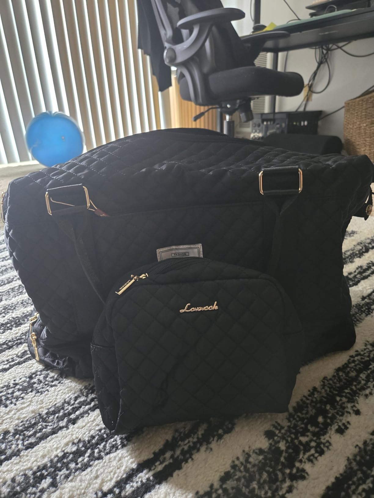 LOVEVOOK Travel Duffle Bag,Weekender Bags for Women with Shoe Compartment customer photo 1