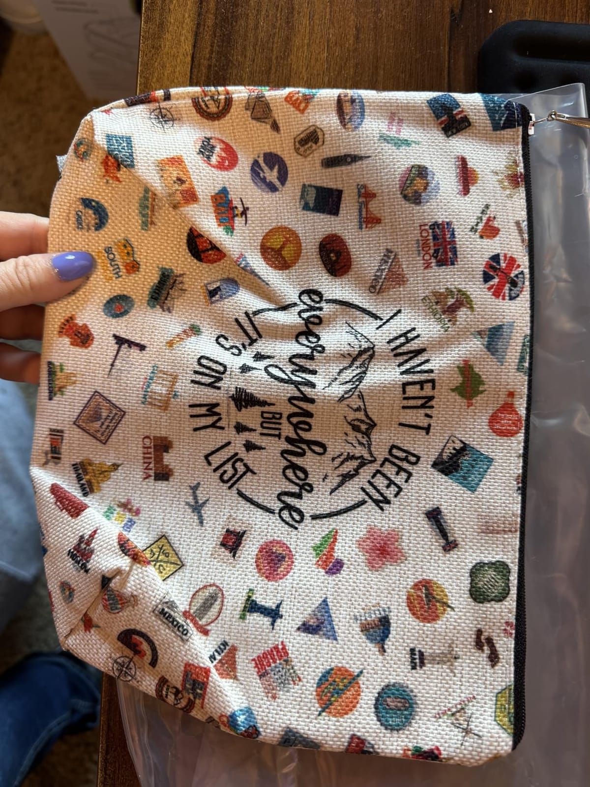Spain Travel Gift Spain Is Calling And I Must Go Cosmetic Bag Spanish Honeymoon Gift customer photo 2