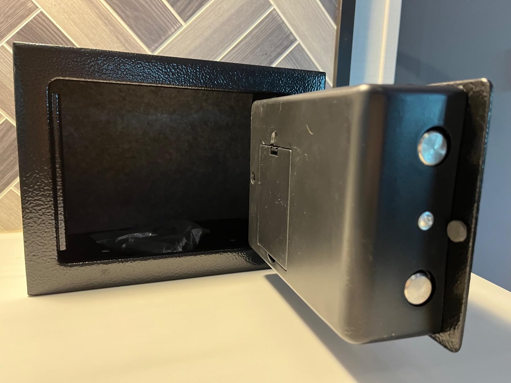 TOTOY Portable Steel Fireproof Safe Security Lock Box with 3-Digit Code customer photo 1