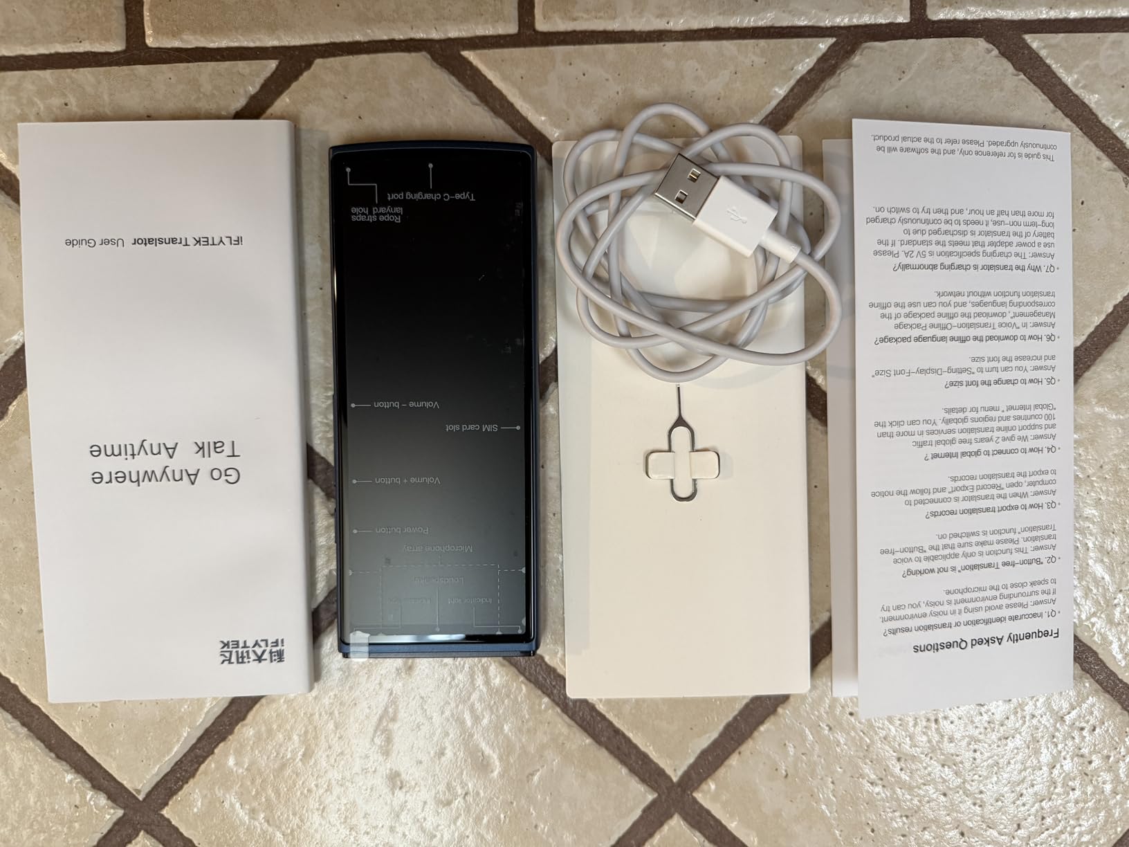 iFLYTEK AI Language Translator Device, Real-Time Two-Way Voice Translator customer photo 1
