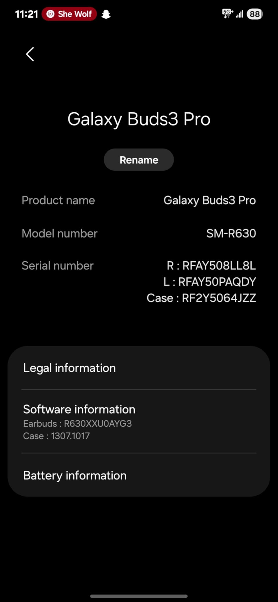 SAMSUNG Galaxy Buds3 Pro (2024, ANC) Water Resistant, AI Real-Time Language Interpreter, True Wireless Bluetooth 5.4 Earbuds, Hi-Fi, Noise Cancelling, Touch Control, International Model R630 (Silver) customer photo 2