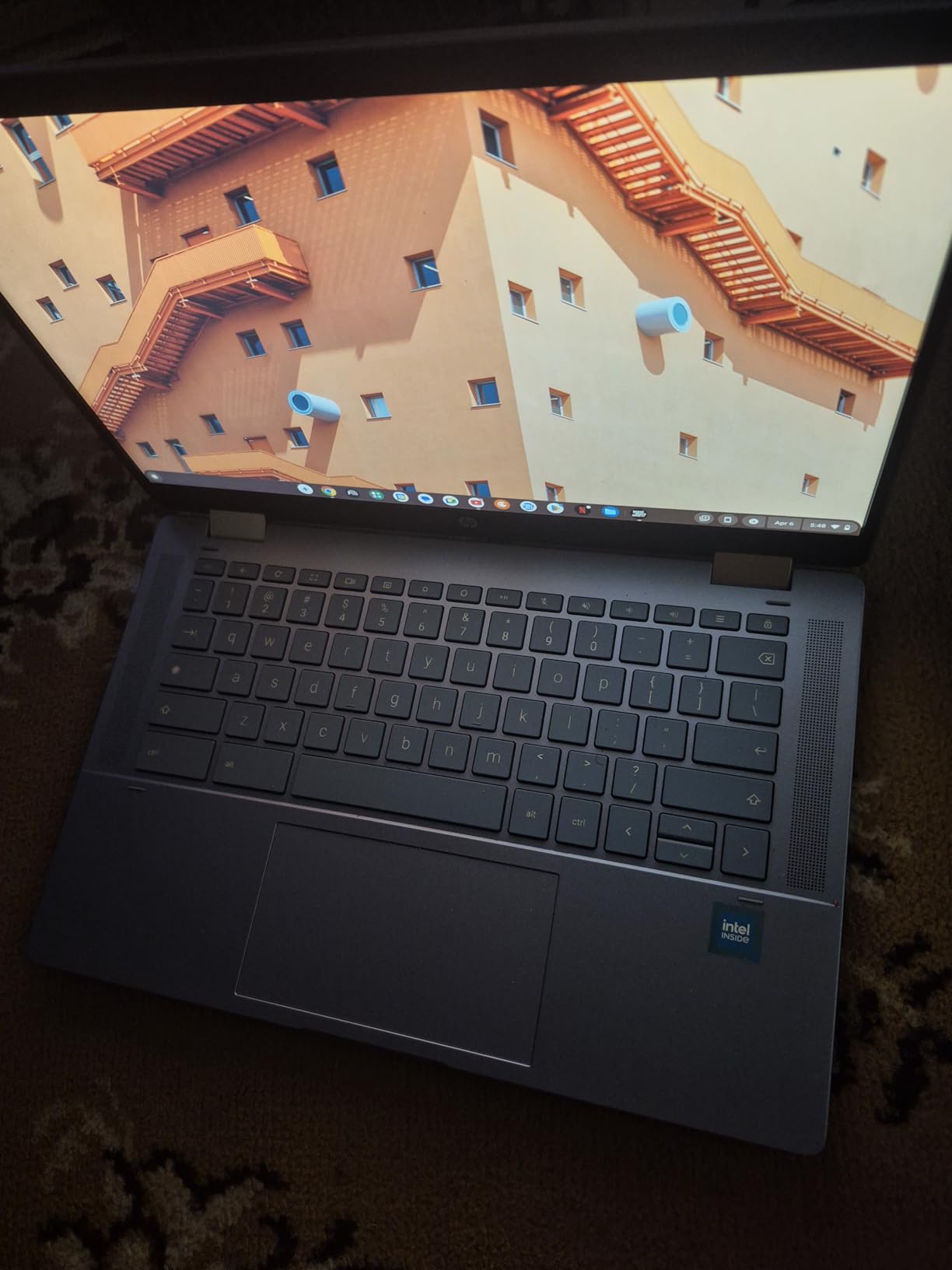 HP 14 2-in-1 Chromebook 14in FHD Intel CPU 4GB 64GB Storage (14b-Renewed) customer photo 2