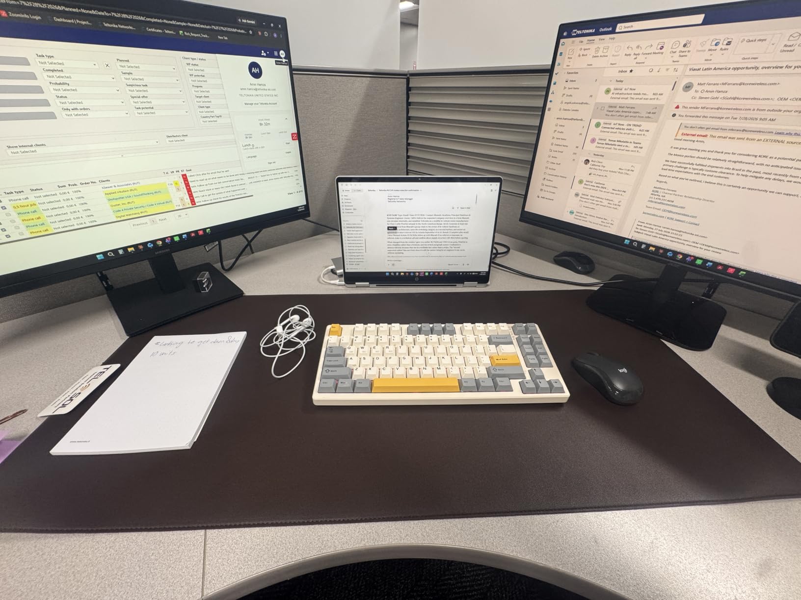 AFIING Extra Large Desk Mat - 63