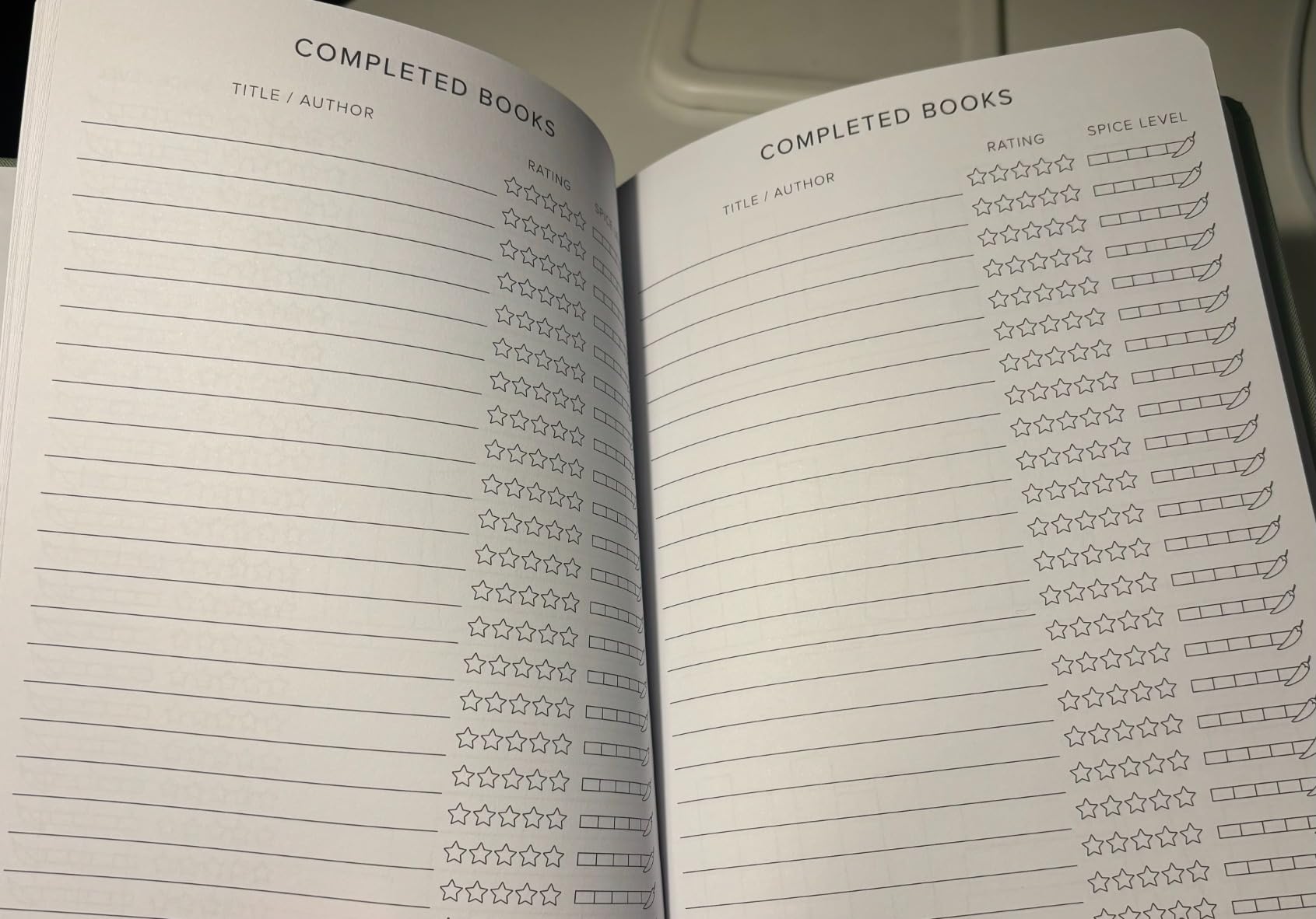 ZICOTO Beautiful Reading Journal for Book Lovers - Linen Hard Cover Tracker customer photo 2