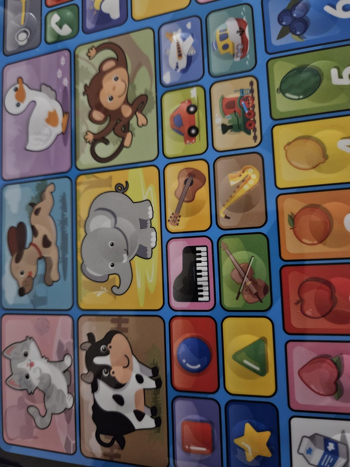 hahaland 5-Language Learning Tablet Toy for Toddler 1-3 with Speech Therapy customer photo 1