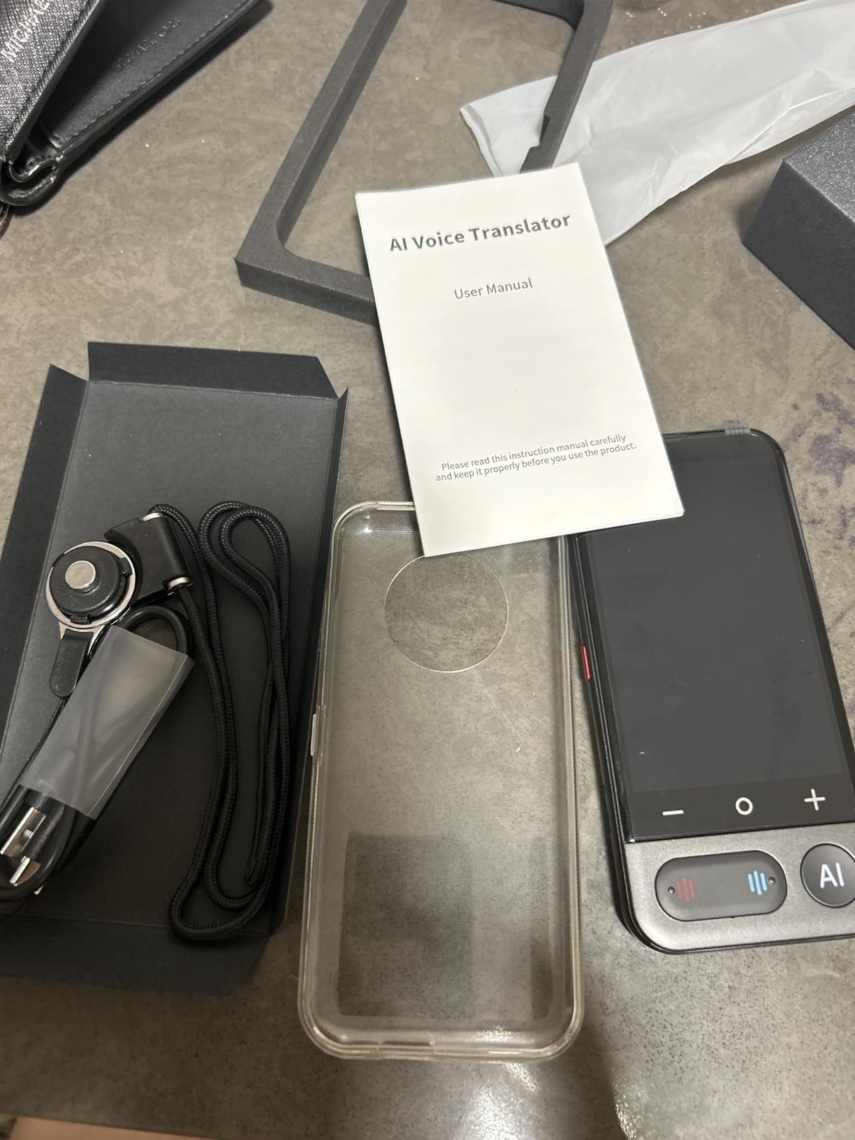 AI Translator, Portable Real Time Language Translation Device for Travel customer photo 1