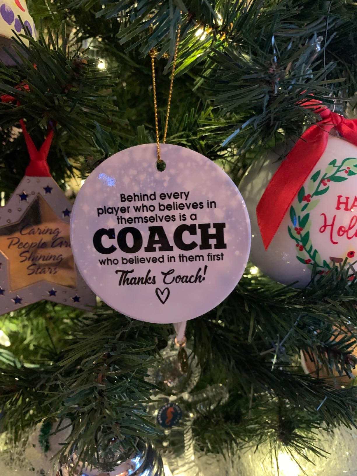 ESL Teacher Christmas Ornament - 2025,Teachers Week Appreciation Gifts for Women Men, Thank You Gift for Second Language Bilingual Multilingualism ELL Teaching Assistant Home Décor customer photo 1