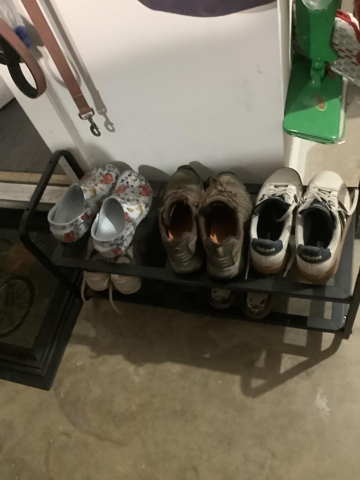 Expandable Metal Shoe Rack for Closet, Entryway & Garage, 2-Tier, Black customer photo 2